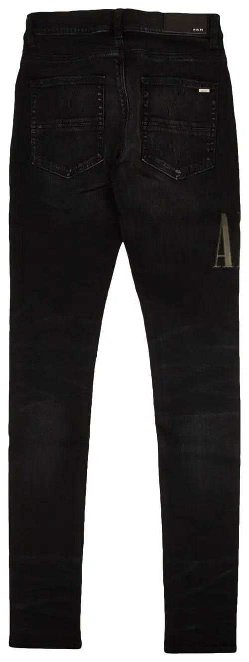 Amiri Core Applique Jean 'Aged Black