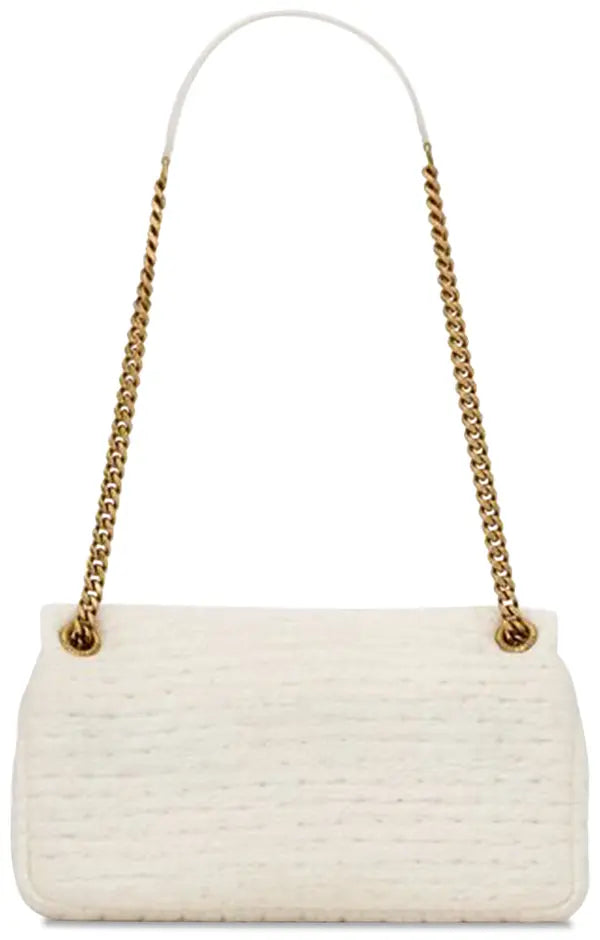 Saint Laurent Loulou Puffer Shoulder Bag 'White CornNew Chant'