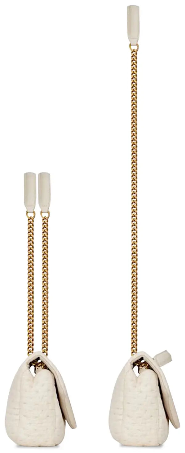 Saint Laurent Loulou Puffer Shoulder Bag 'White CornNew Chant'