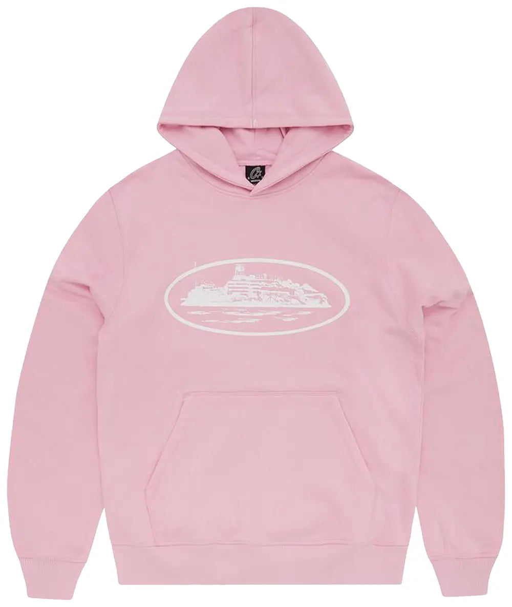Corteiz Alcatraz Hoodie 'Pink'