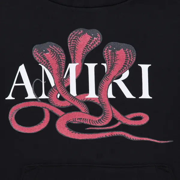 Amiri Snake Hoodie 'BlackRed'