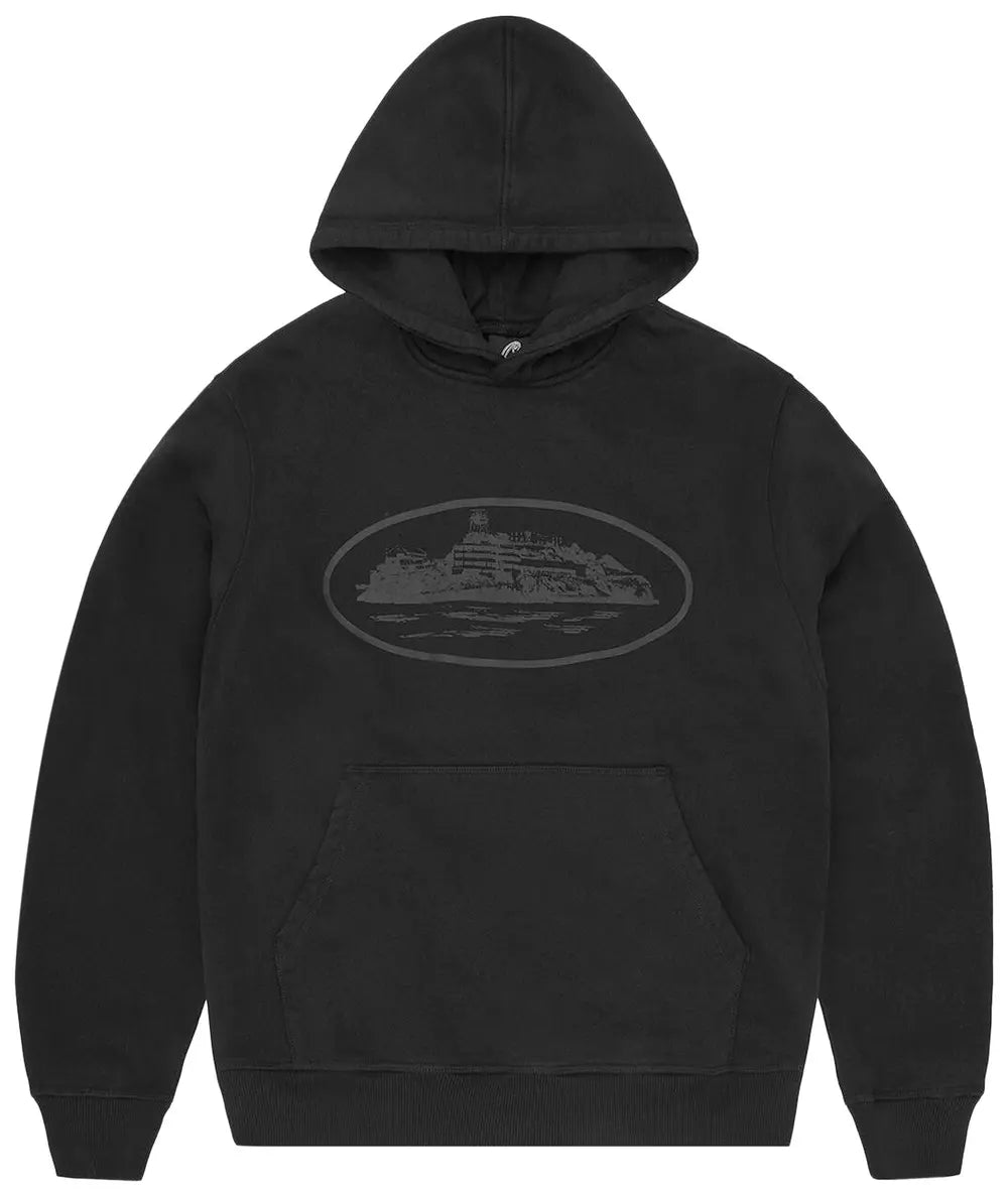 Corteiz Alcatraz Hoodie 'Black'
