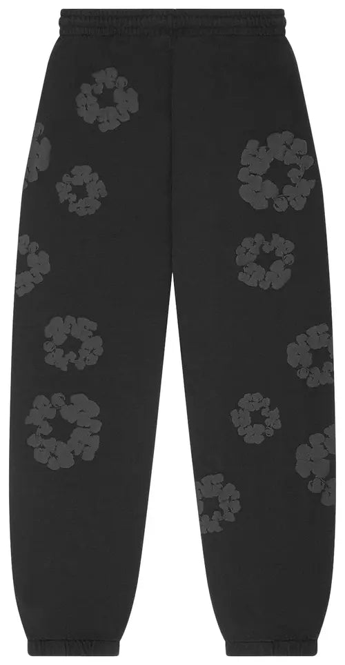 Denim Tears Mono Wreath Sweatpants 'Black'