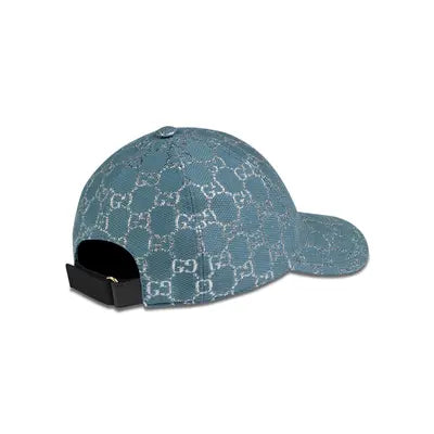Gucci GG Lamé Baseball Hat 'Light BlueWhite'