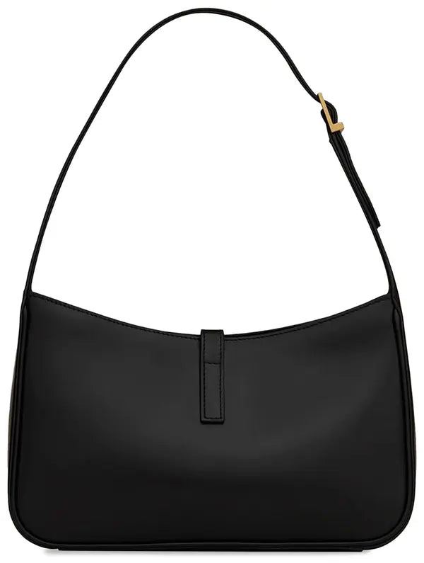 Saint Laurent Le 5 À 7 Hobo Bag In Smooth Leather 'Nero'