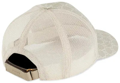 Gucci GG Supreme Baseball Hat 'BeigeIvory'