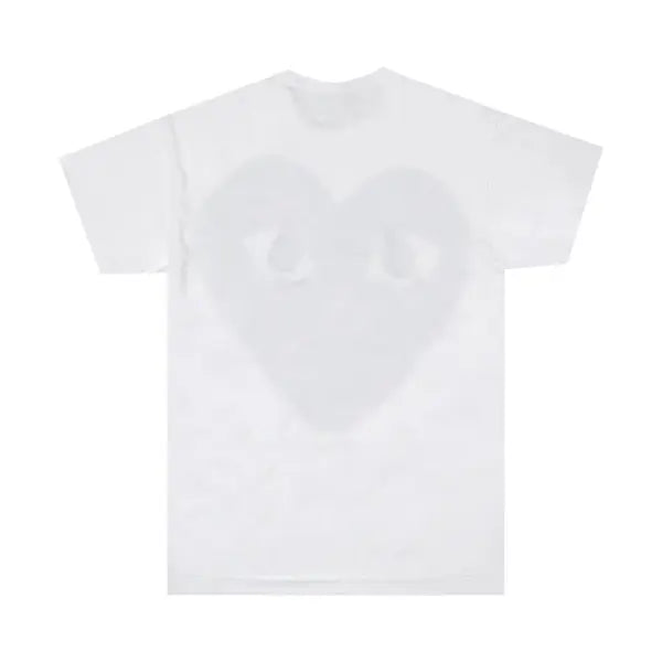 Comme des Garçons PLAY Camo Heart Logo Tee 'White'