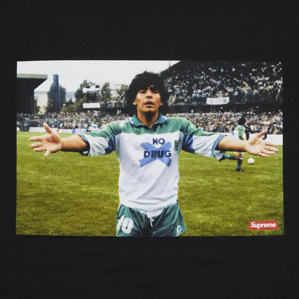 Supreme Maradona Tee 'Black'