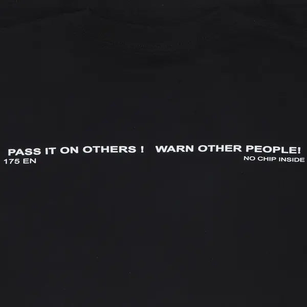 Supreme Warning Tee 'Black'